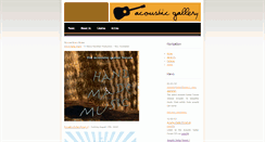 Desktop Screenshot of acousticgallery.com